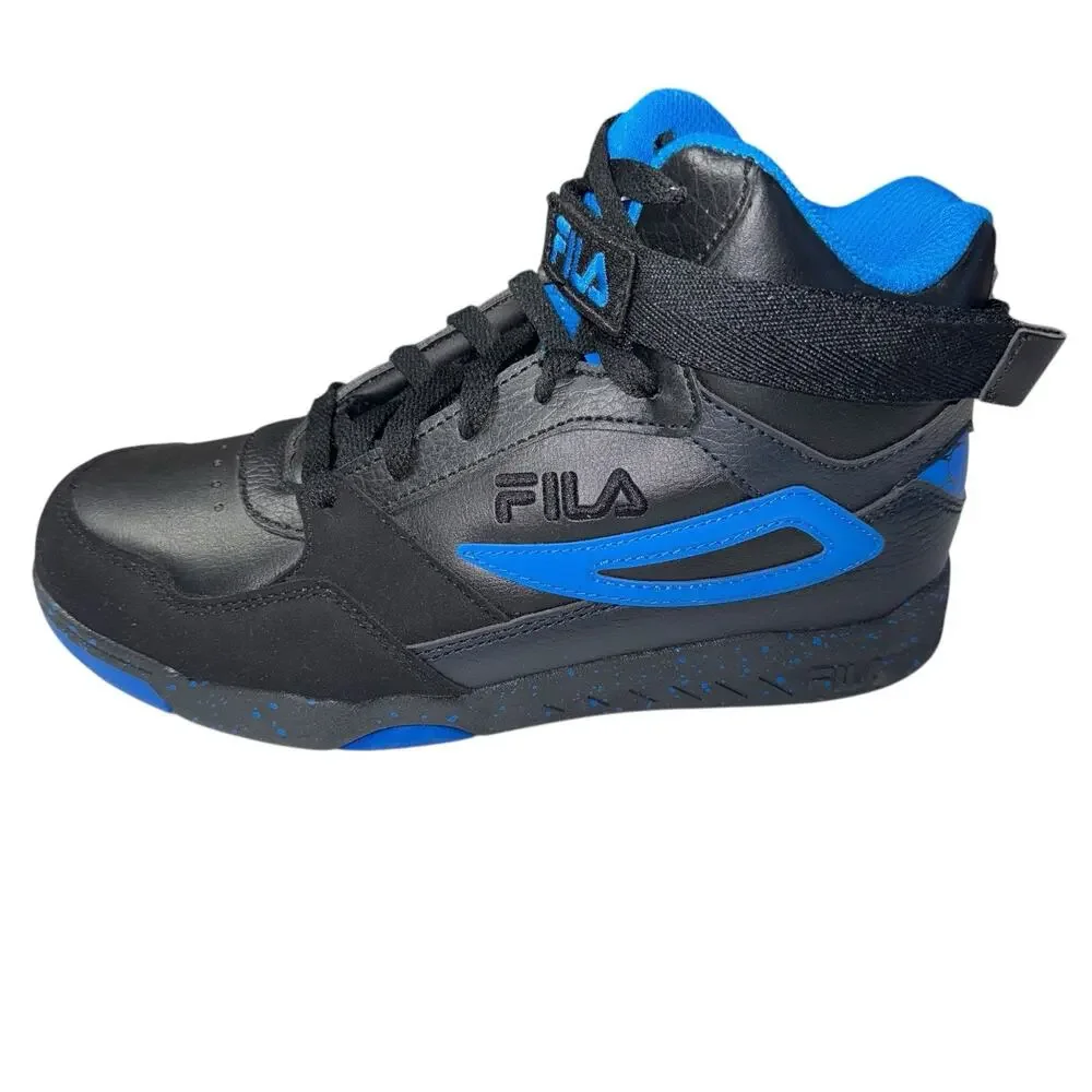 FILA MULTIVERSE Black and Blue Youth Strap shoes SZ/ 5.5